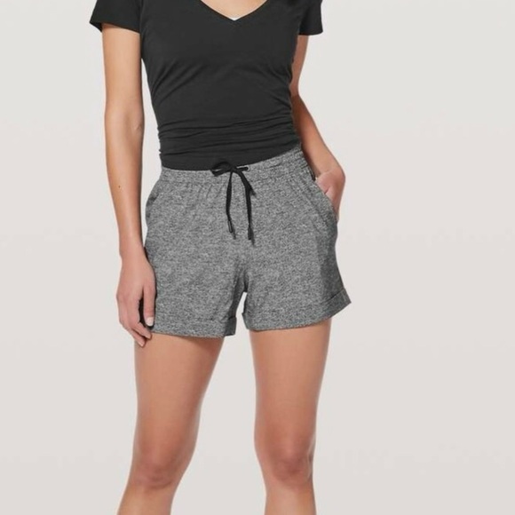 Lululemon Spring Break Away Short 3”  Heather Lux Multi black Athletic Shorts - Picture 1 of 11